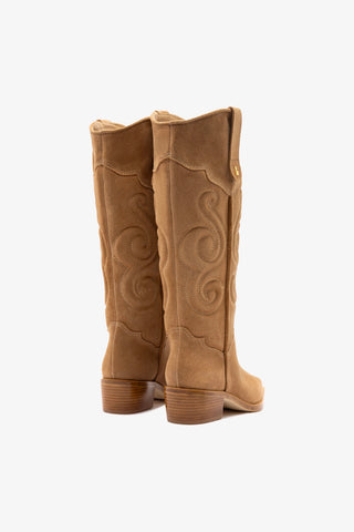 Bota Paloma Camurça Caramelo