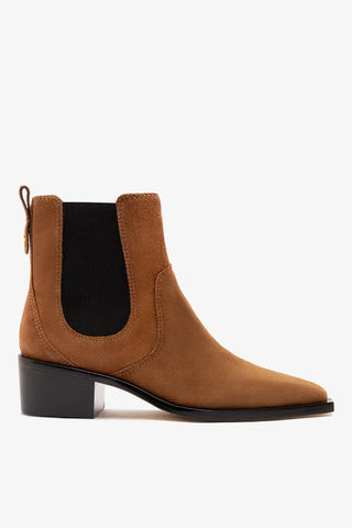 Bota Valentina Camurça Marrom