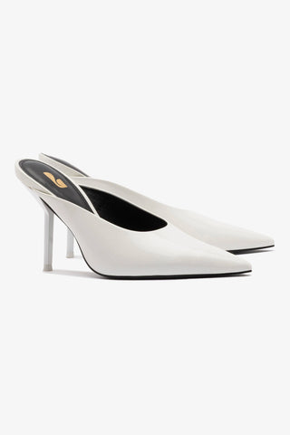 Mule Lova Couro Branco
