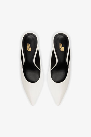 Mule Lova Couro Branco