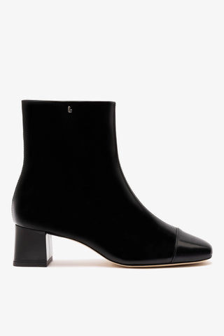 Bota Edie Mini Couro Preto Boot Larroudé