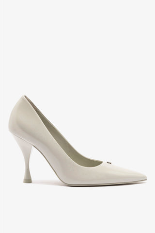 Scarpin Stone Couro Cinza Womens - Shoes - Pumps Larroudé