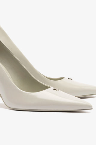 Scarpin Stone Couro Cinza