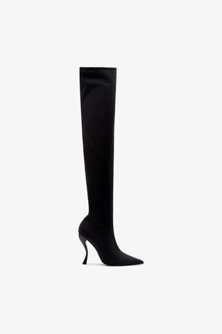 Larroudé By Nicolò B.: Bota Anastasia Lycra Preto