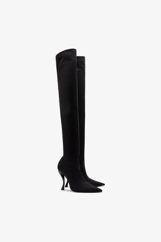 Larroudé By Nicolò B.: Bota Anastasia Lycra Preto