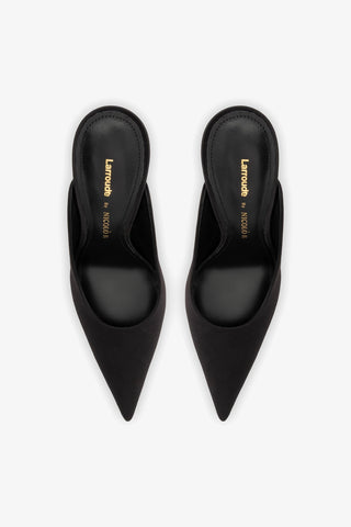 Larroudé By Nicolò B.: Mule Inna Cetim Preto