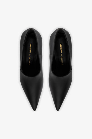 Larroudé By Nicolò B.: Scarpin Vittoria Couro Preto