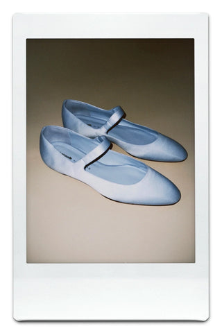 Larroudé By Nicolò B.: Sapatilha Maria Cetim Azul