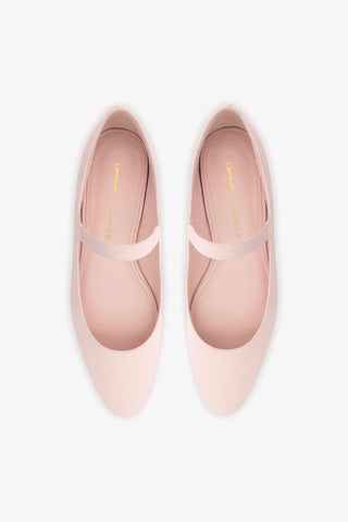 Larroudé By Nicolò B.: Sapatilha Maria Cetim Rosa