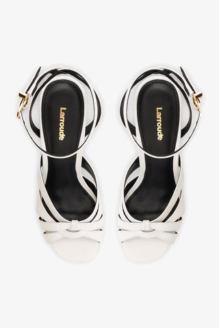 Sandália Veronica Couro Branco Womens - Shoes - Sandals Larroudé