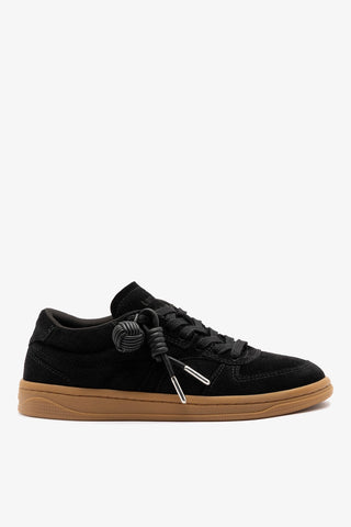 Tênis George Camurça Preto Sneaker Larroudé