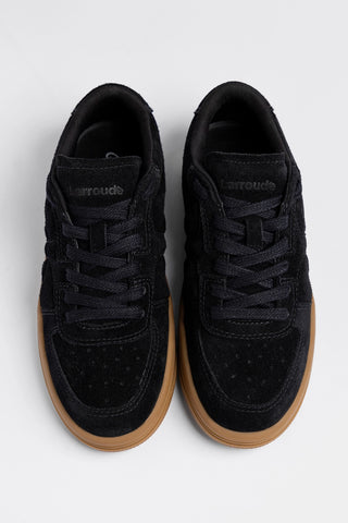 Tênis George Camurça Preto Sneaker Larroudé