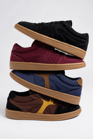 Tênis George Camurça Preto Sneaker Larroudé