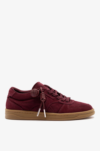 Tênis George Camurça Bordô Sneaker Larroudé