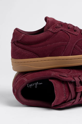 Tênis George Camurça Bordô Sneaker Larroudé