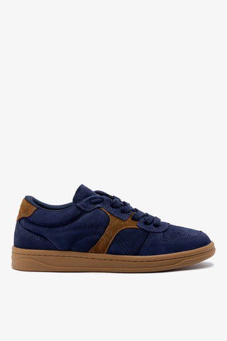 Tênis George Camurça Azul Sneaker Larroudé