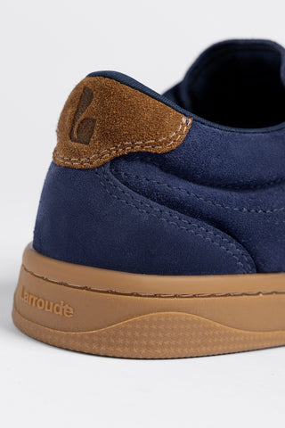 Tênis George Camurça Azul Sneaker Larroudé