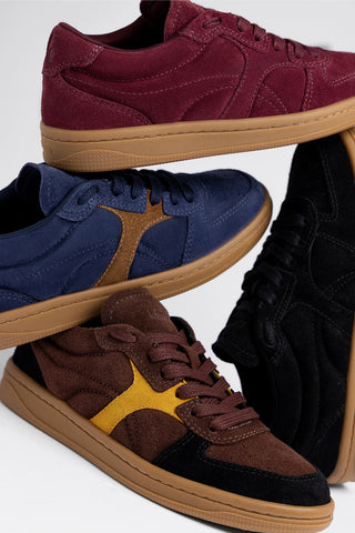 Tênis George Camurça Azul Sneaker Larroudé