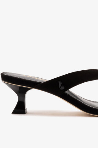 Sandália Gaia Low Camurça Preto