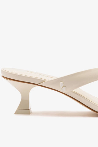 Sandália Gaia Low Couro Off White