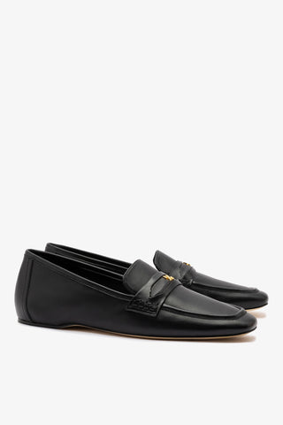 Mocassim Suki Couro Preto Womens - Shoes - Loafers Larroudé
