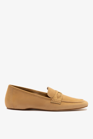 Mocassim Suki Camurça Caramelo Womens - Shoes - Loafers Larroudé