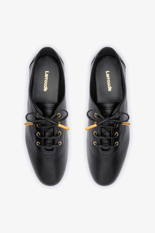 Tênis Liza Couro Preto Womens - Shoes - Sneakers Larroudé