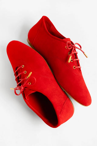 Tênis Liza Camurça Vermelho