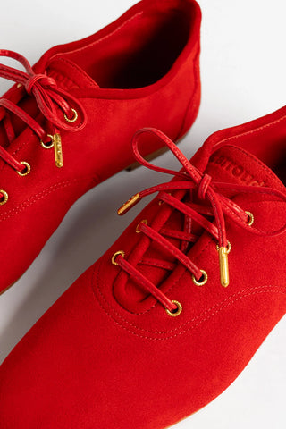 Tênis Liza Camurça Vermelho