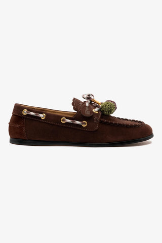 Mocassim Boat Shoe Cyprus Camurça Marrom
