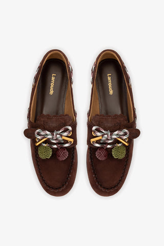 Mocassim Boat Shoe Cyprus Camurça Marrom