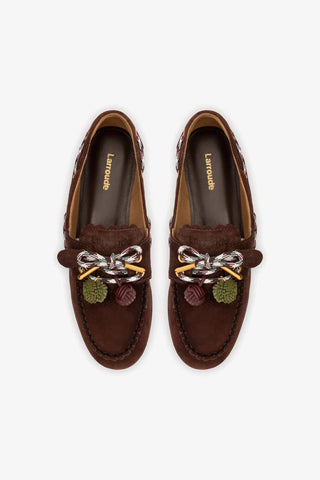 Mocassim Boat Shoe Cyprus Camurça Marrom