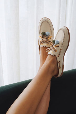 Mule Cyprus Couro Off White