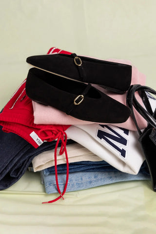 Sapatilha Misty Camurça Preto