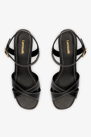 Sandália Roma Couro Preto