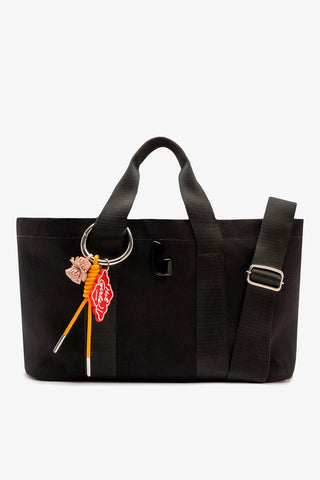 Bolsa Tote Bag Americana Jeans Preto