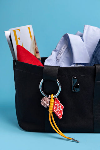 Bolsa Tote Bag Americana Jeans Preto