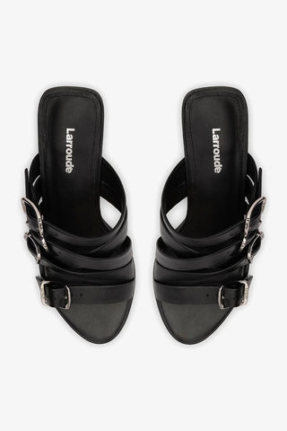 Mule Patti Couro Preto