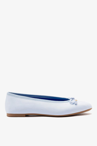 Sapatilha Pavlova Cetim Azul Ballet Larroudé