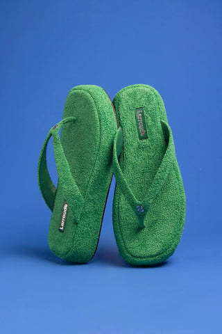 Sandália Roxy Verde Sandal Larroudé