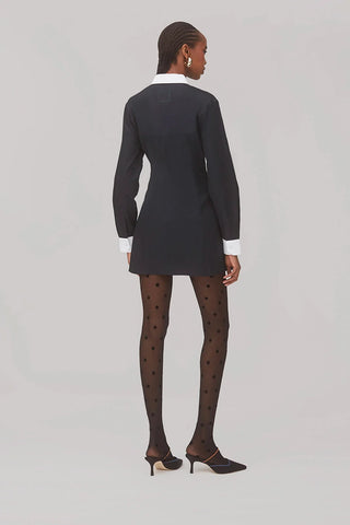 Vestido Bustiê Annie Algodão Preto e Branco Womens - Shoes - Clothings Larroudé x Jonathan Cohen