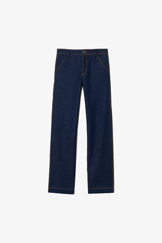 Calça Carola Jeans Azul Clothing Larroudé x Jonathan Cohen