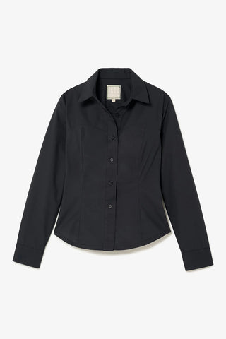 Camisa Bustiê Eva Algodão Preto Womens - Shoes - Clothings Larroudé x Jonathan Cohen