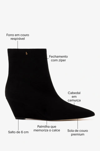 Bota Loulou CamurÃ§a Preto ABC