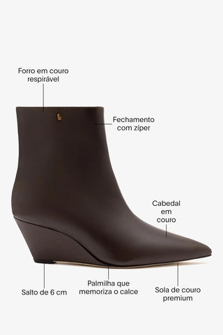 Bota Loulou Couro Marrom ABC
