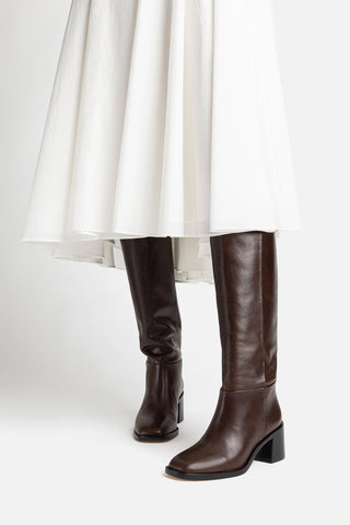 Bota Ricky Couro Marrom Womens - Shoes - Boots Larroudé