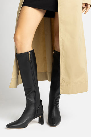 Bota Alexis Hi Couro Preto