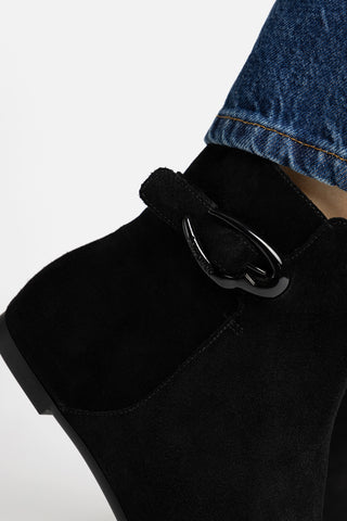 Bota Verona Mini Camurça Preto