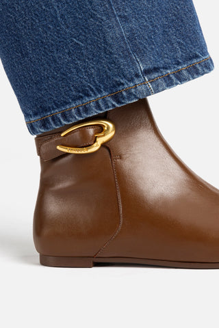 Bota Verona Mini Couro Marrom