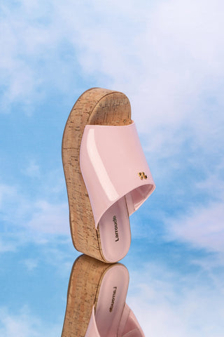 Charli Mule In Tulip Leather